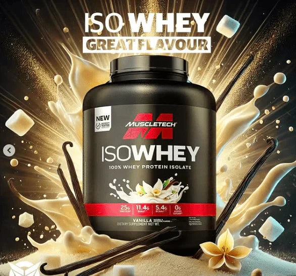 Muscletech- Iso Whey Vanilla